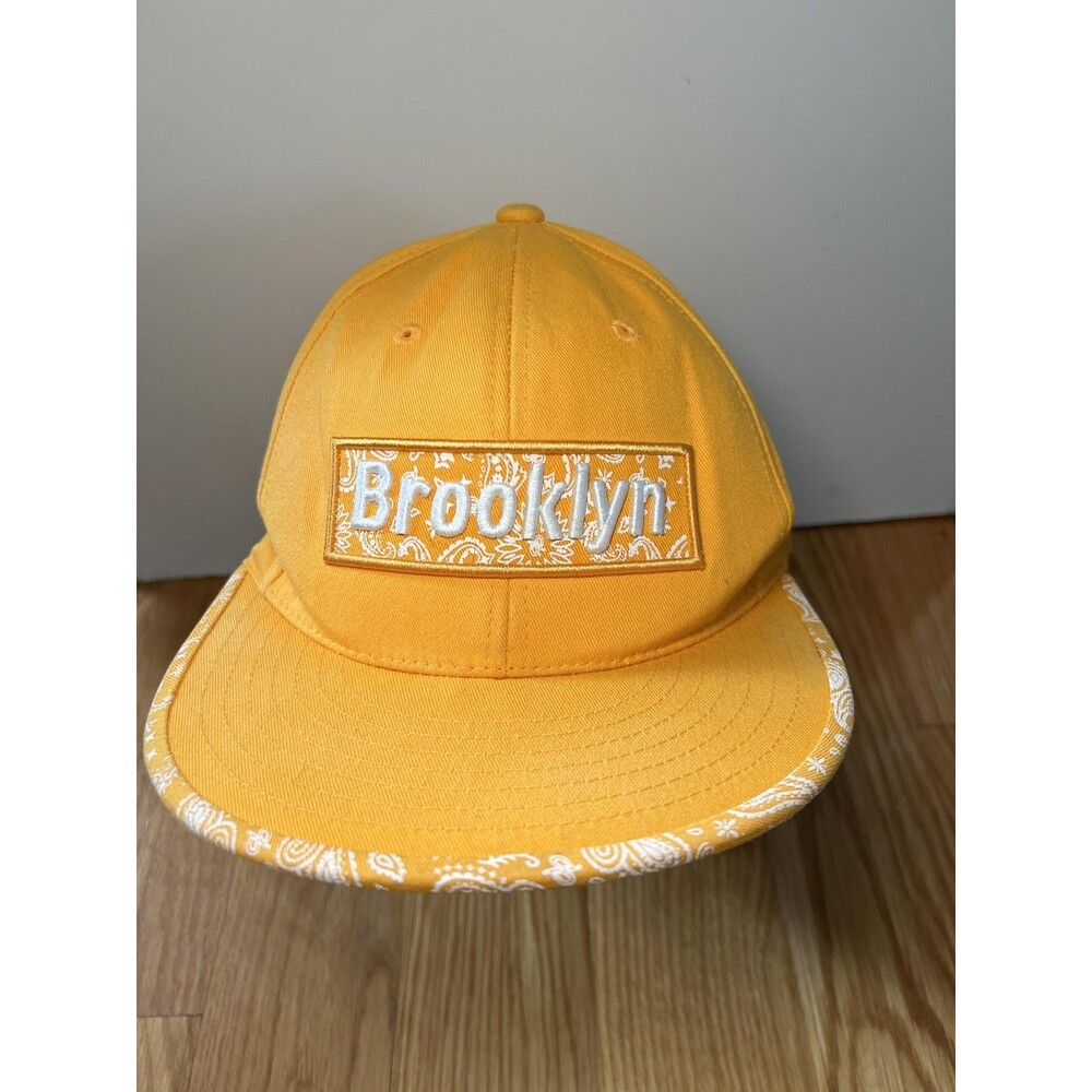 KBETHOS Brooklyn Hat Cap Snap Back One Size Yellow Paisley Bandana Baseball Mens